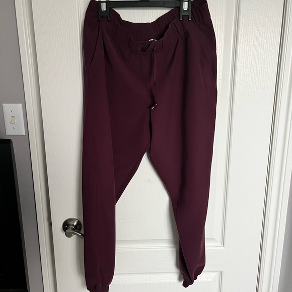 lululemon athletica Pants - lululemon athletica Burgundy Track Pants